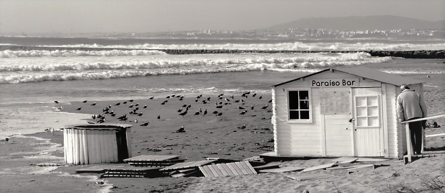 photo "Paradise Bar" tags: black&white, landscape, 