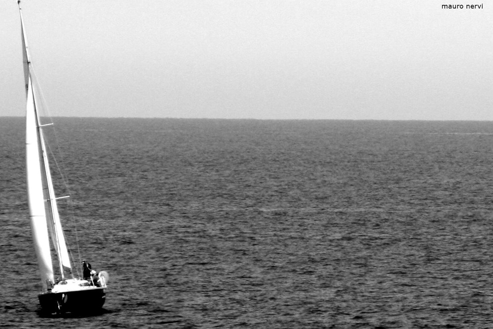 photo "wind, silence and sea" tags: black&white, 