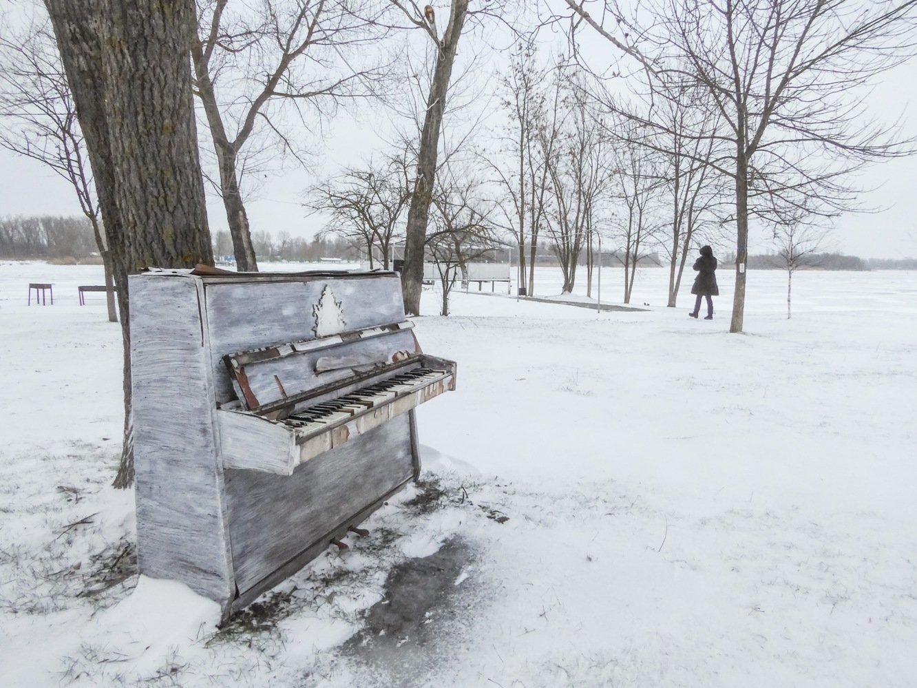 фото "Зимнее пиано Дона." метки: пейзаж, природа, 