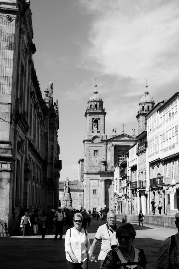 photo "Santiago de Compostela" tags: travel, black&white, 