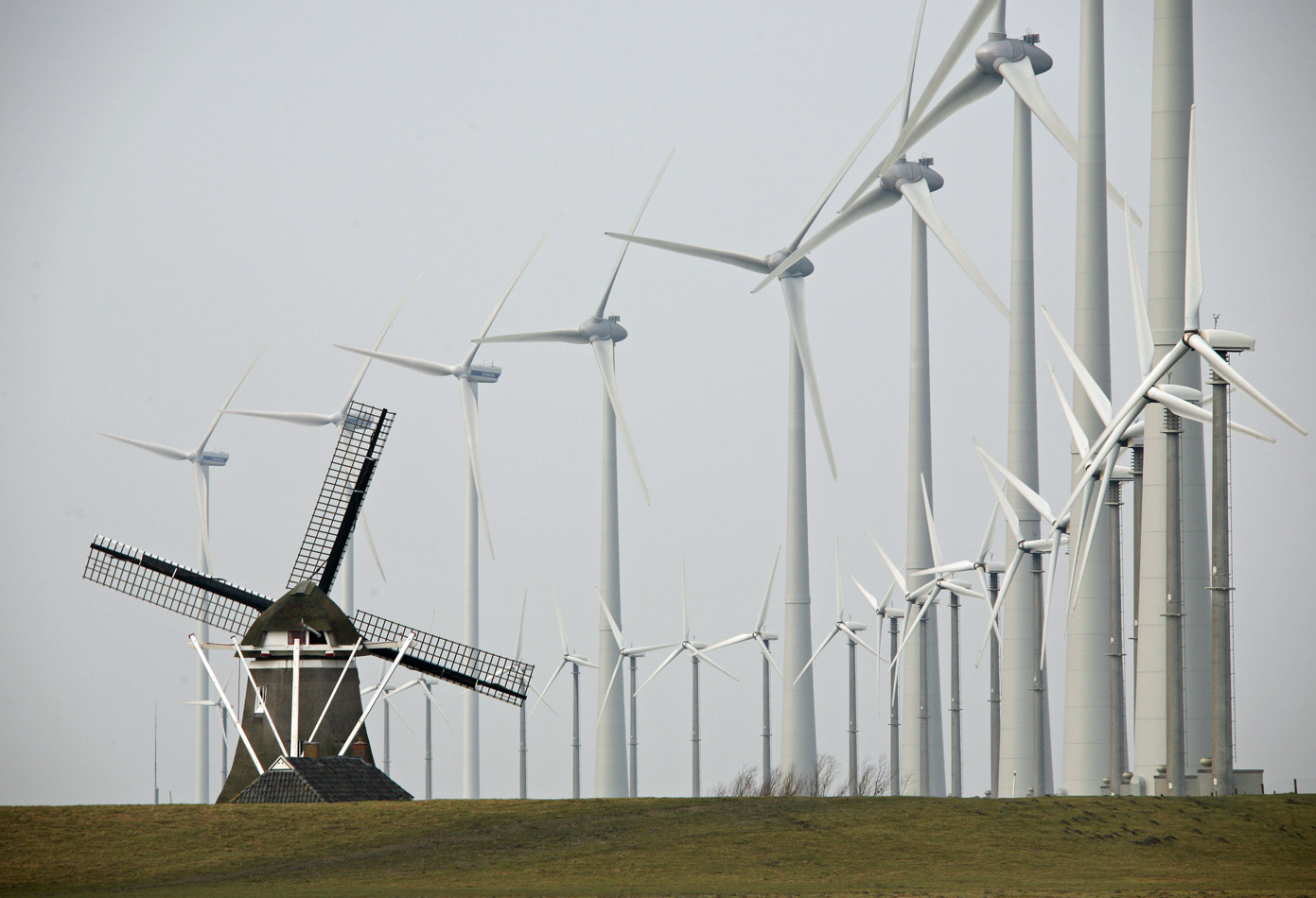 photo "old-new windmills" tags: landscape, 