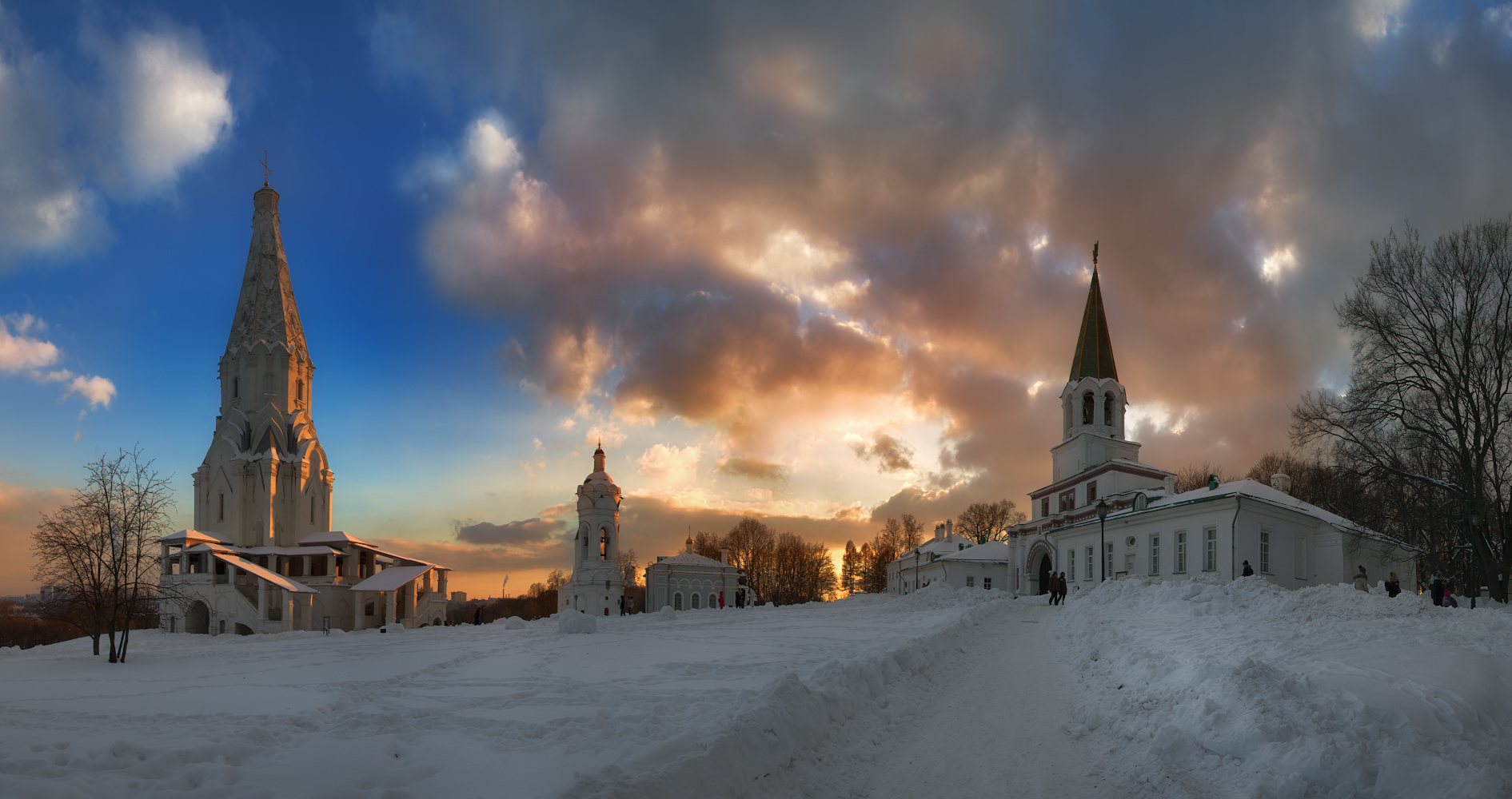 фото "Зимний вечер" метки: пейзаж, архитектура, город, 