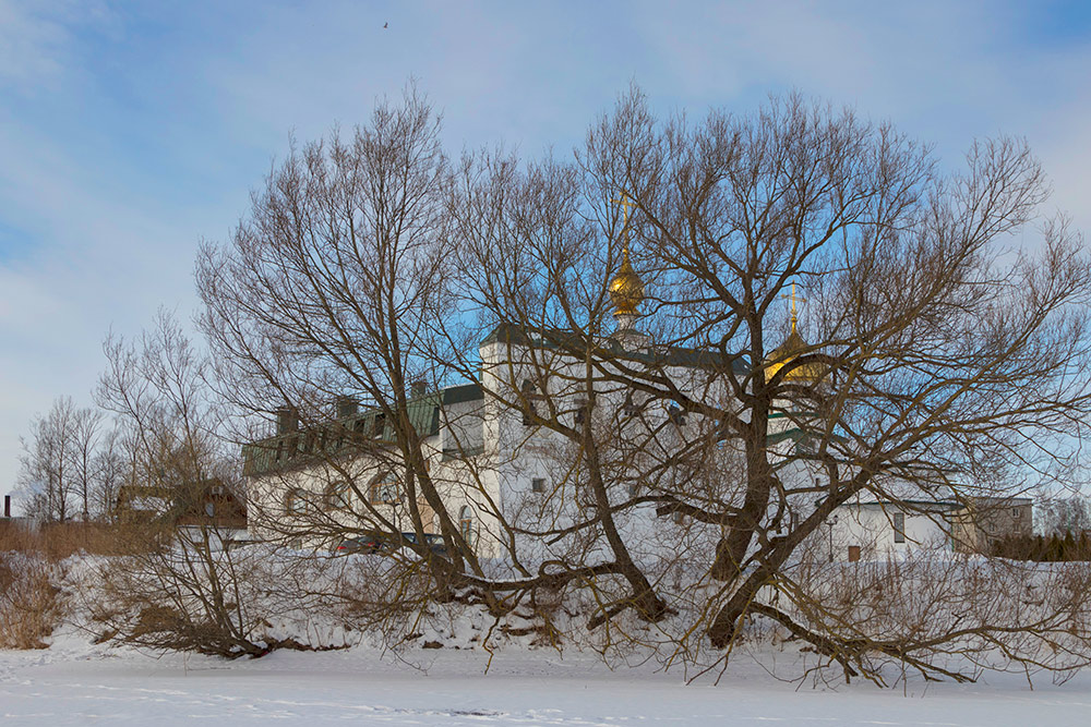 фото "Храм на берегу" метки: архитектура, город, пейзаж, весна, вода, зима