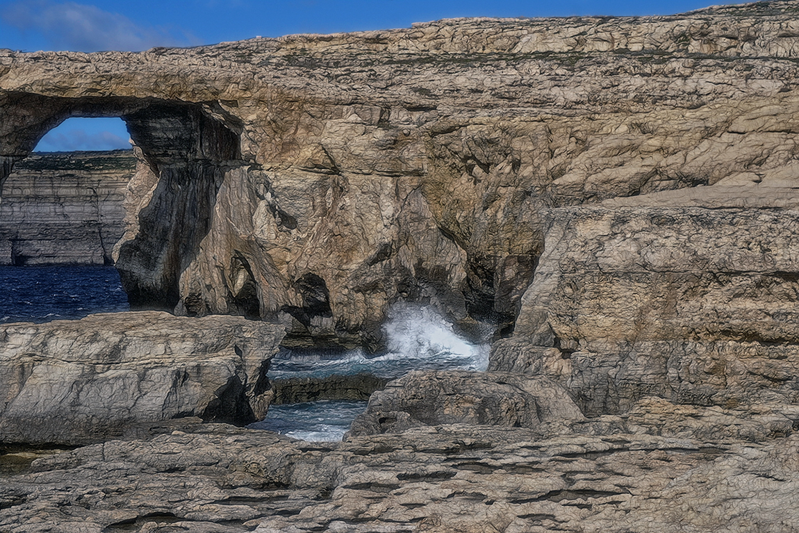 photo "Struggle of the elements" tags: travel, nature, Мальта