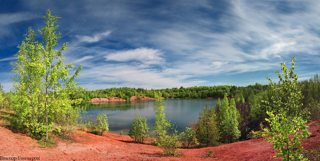 photo "***" tags: , lake, Бокситогорск, голубое озеро