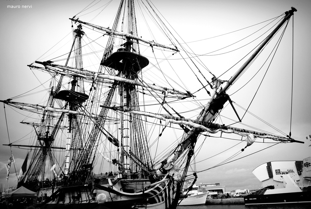 photo "sea's queen" tags: black&white, 