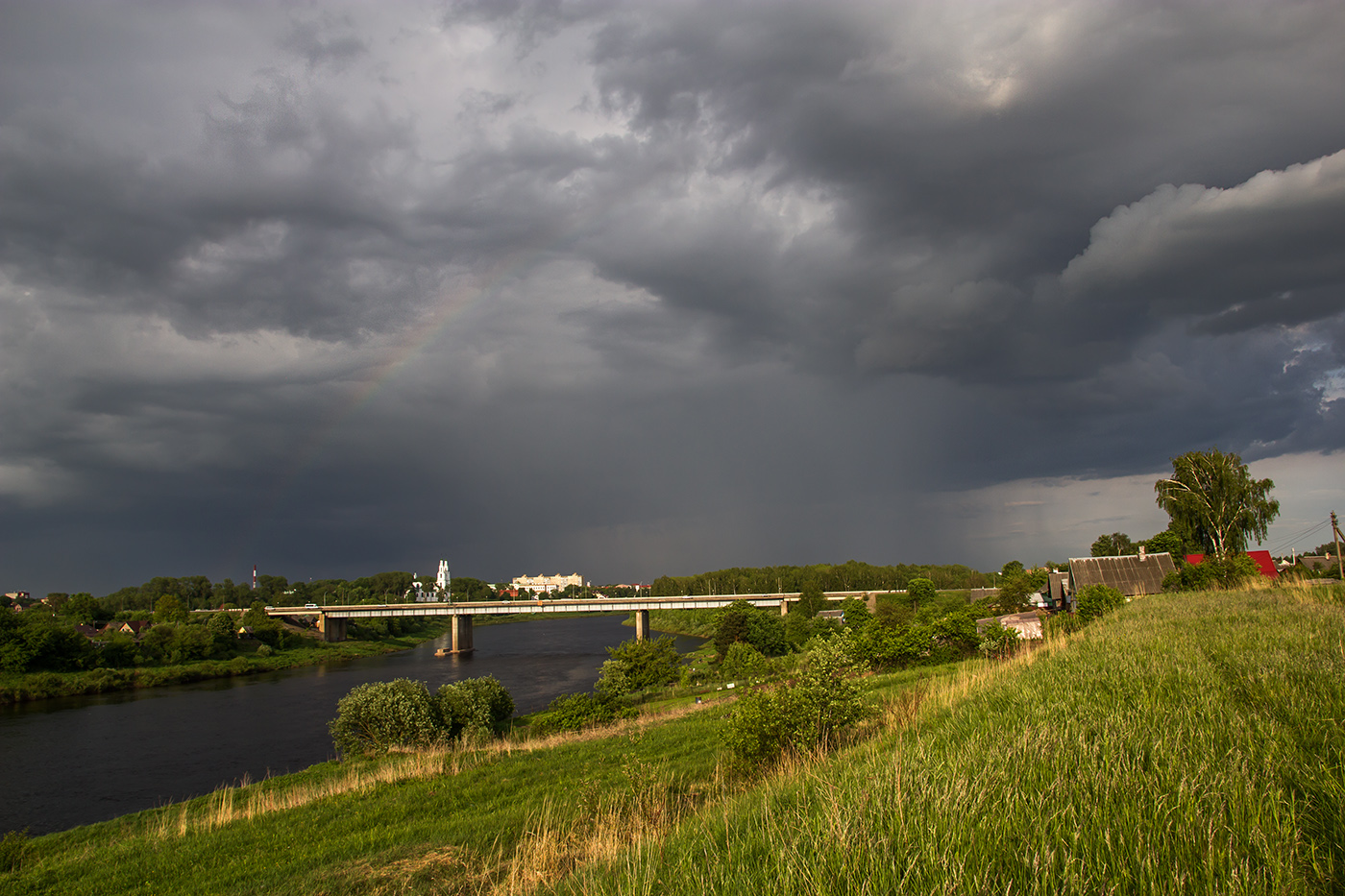 photo "***" tags: landscape, Полоцк, гроза, май