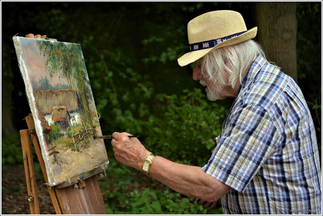 photo "Friend painter  Leon ,Engelen  Belgium" tags: portrait, reporting, 