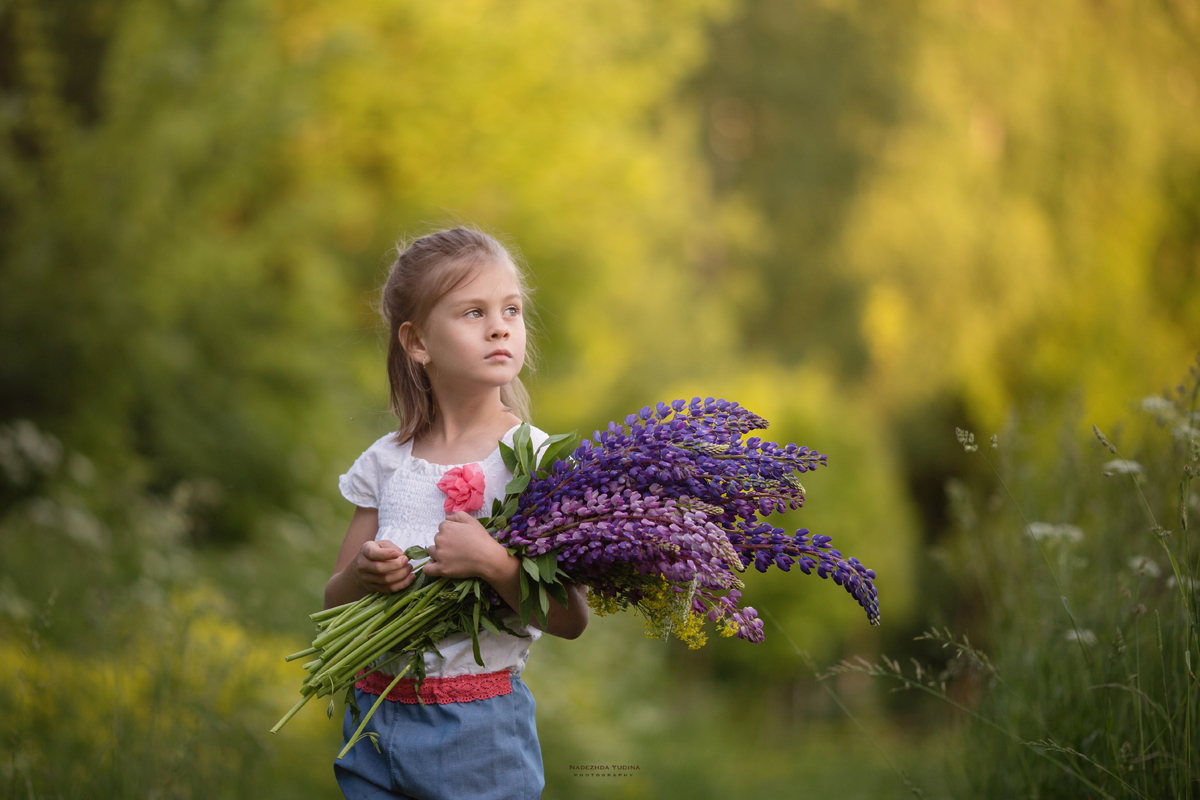 фото "Люпины" метки: портрет, детская фотосессия, детский фотограф, фотопортет