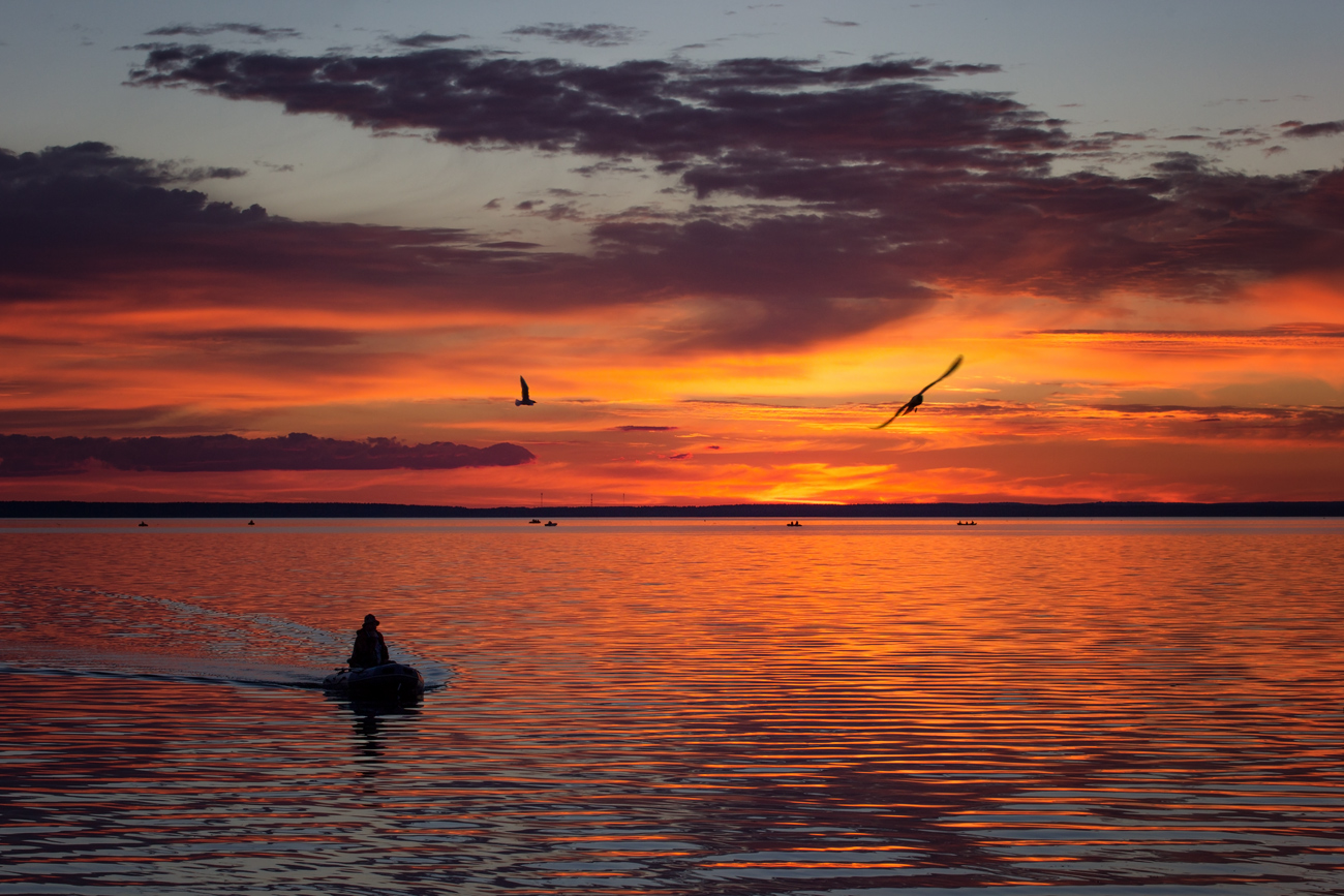 photo "***" tags: landscape, summer, sunset, Плещеево озеро