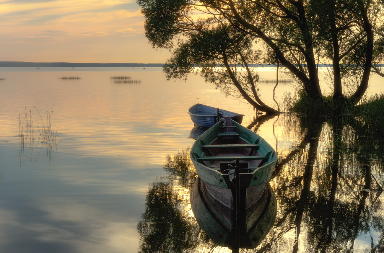 photo "плщеево озеро" tags: landscape, evening, lake, summer, sunset, water, Плещеево озеро