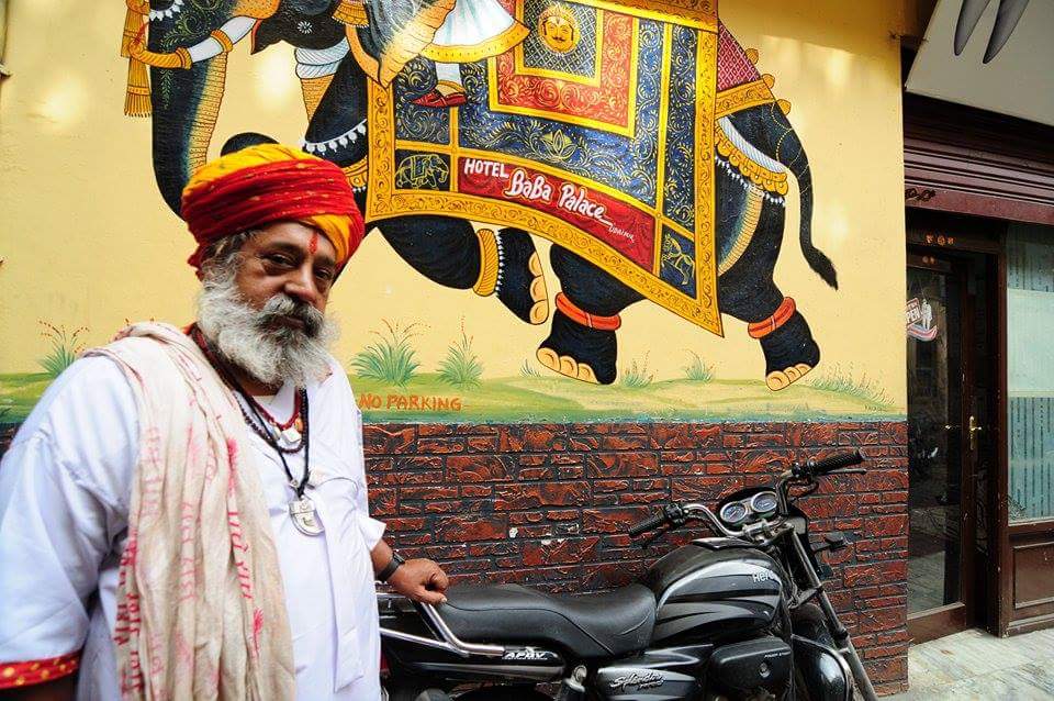 фото "Hindhu priest (Udaipur Rajisthan)." метки: портрет, путешествия, стрит-фото, Азия