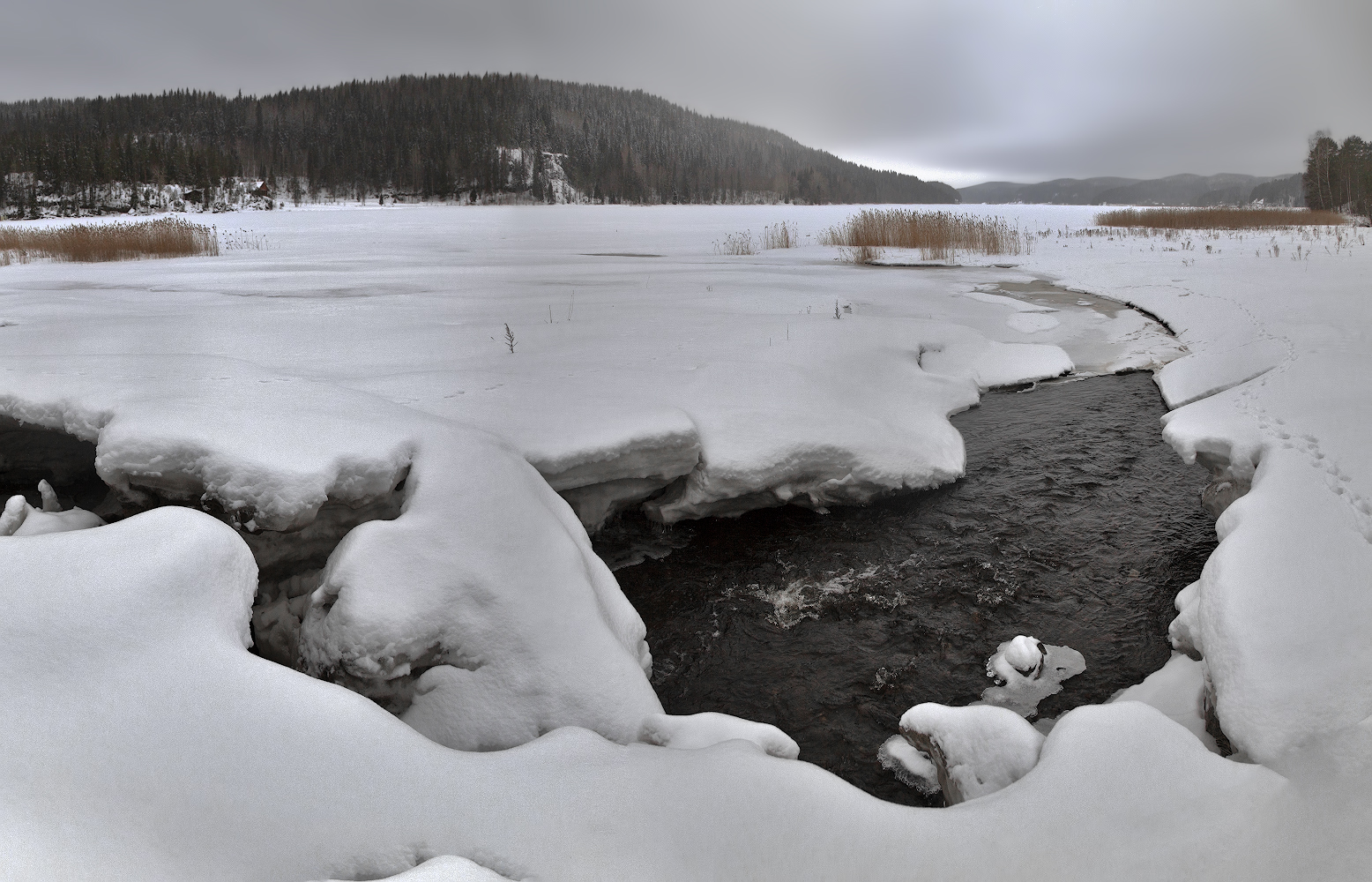 фото "На зимней реке" метки: пейзаж, 