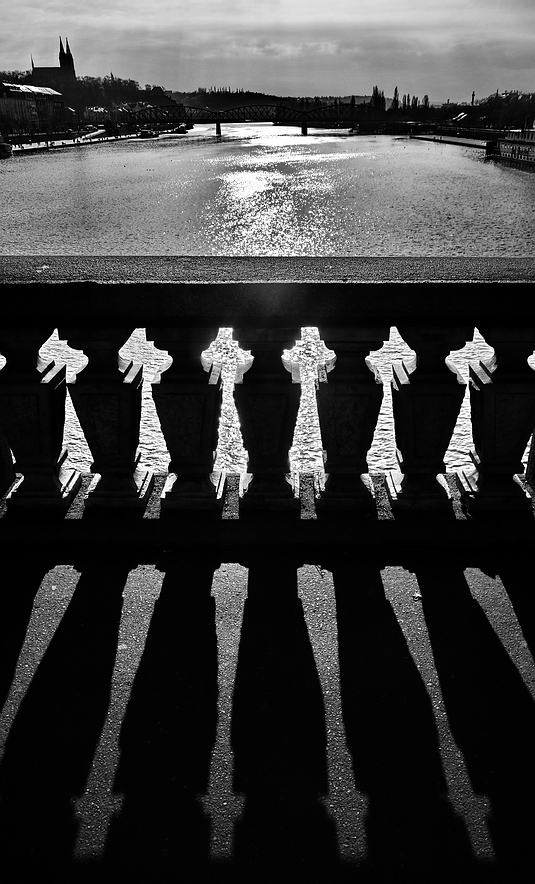 фото "Вид с моста-3" метки: черно-белые, Prag, Praha, Прага