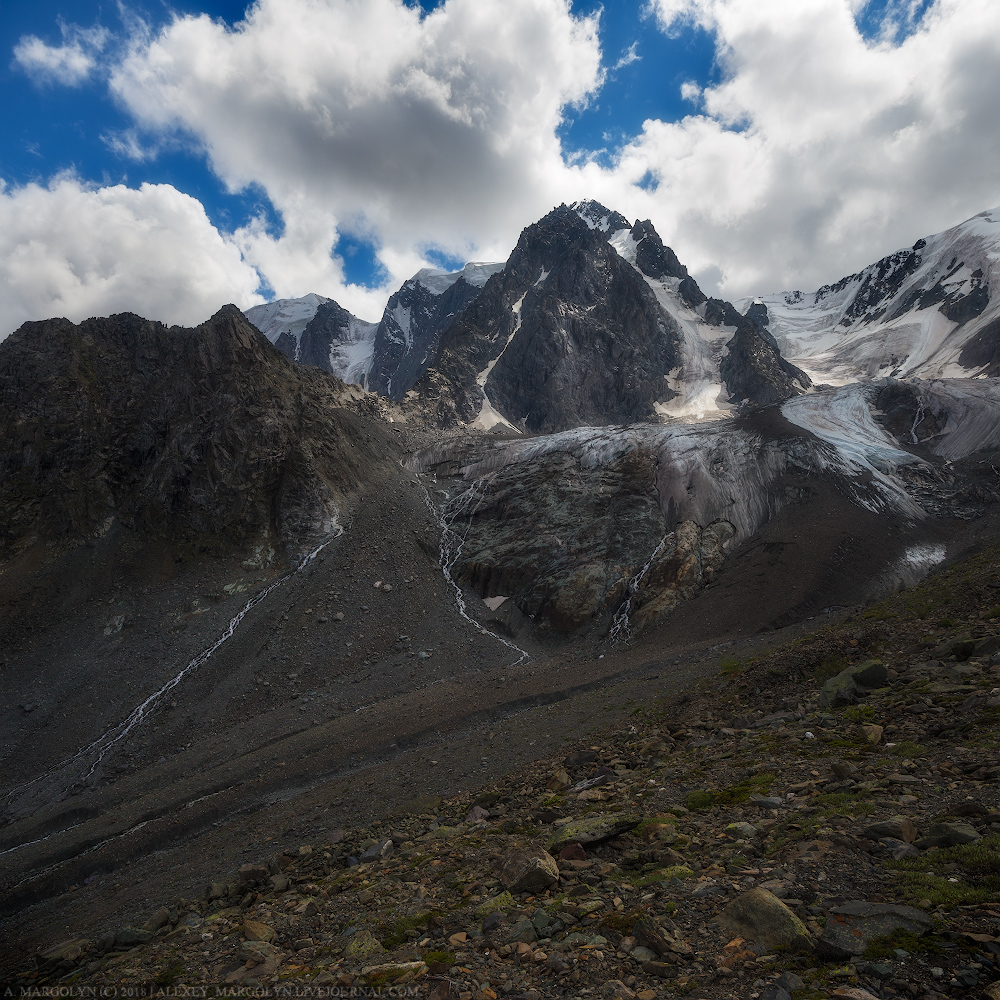 photo "***" tags: landscape, travel, nature, mountains, Алтай, зелинского, ледник, северо-чуйский, хребет