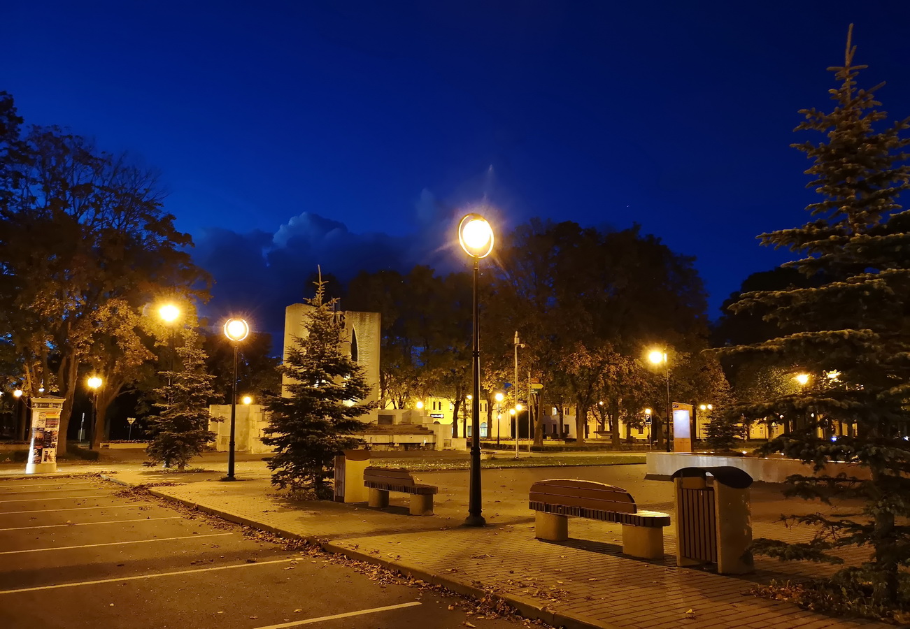 фото "Вечер у центре города .Кохтла Ярве. Эстония" метки: путешествия, 