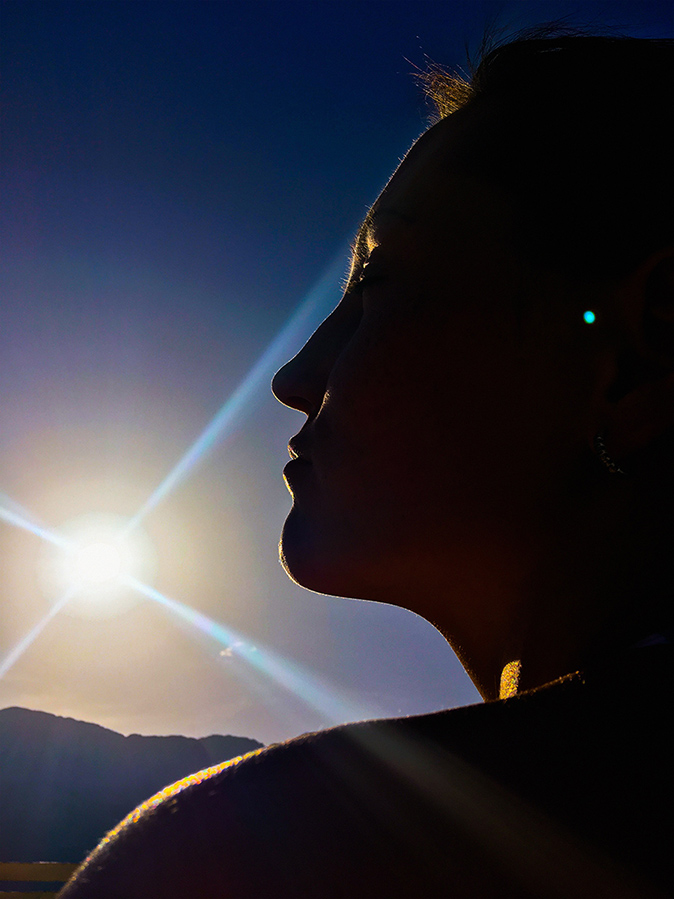 photo "Kemer, Turkey." tags: portrait, nature, glamour, evening, flare, girl, mountains, sky, sun, sun, sunrise, sunset