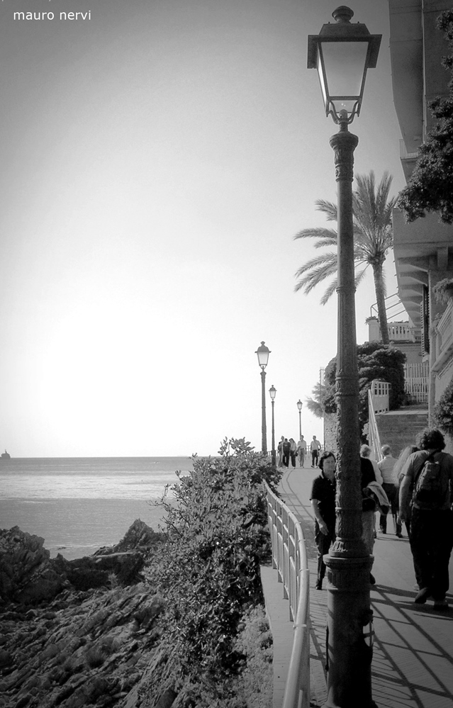 photo "promenade" tags: black&white, 