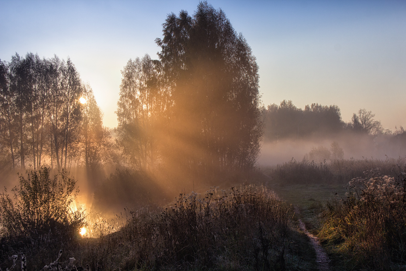 photo "***" tags: landscape, autumn, fog, lake