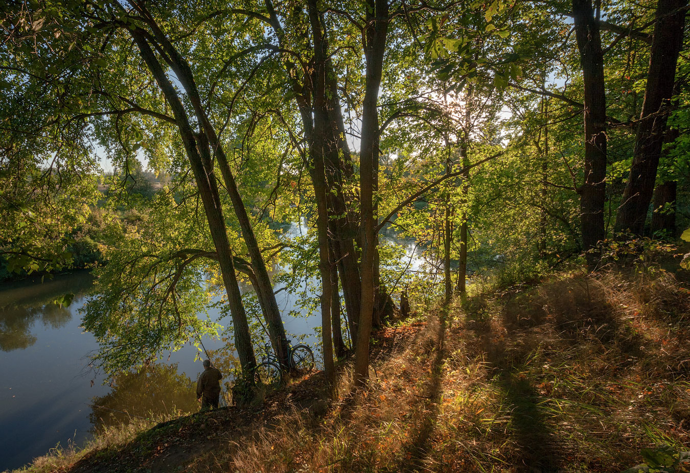 photo "***" tags: landscape, autumn, evening, river, water, Клязьма