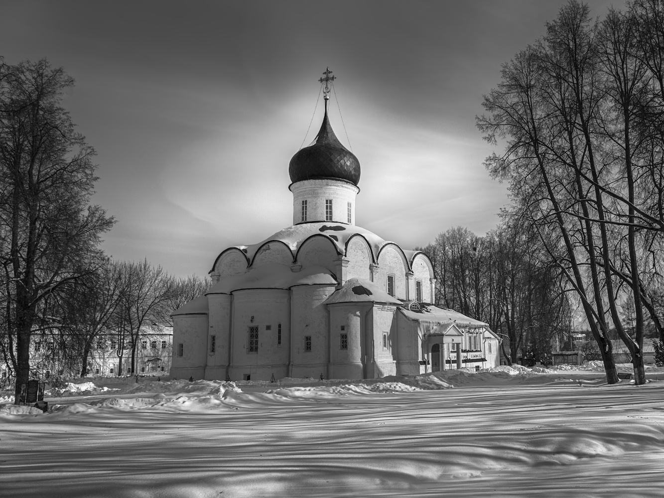 фото "О небесных причудах и полосатости снега..." метки: пейзаж, 