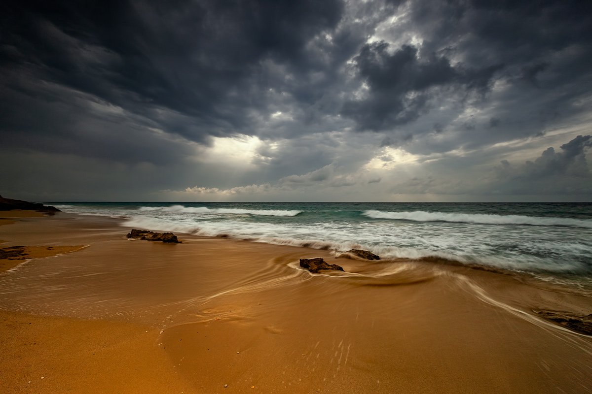 photo "Mediterranean sea" tags: landscape, Dawn, Israel, Landscape, Mediterranean Sea, Sand, Shore, beach, beautiful, blue, calm, clouds, longexposure, mirror, nationalpark, nature, north, park, scenery, scenic, sea, seascape, shoreline, sky, stones, summer, sun, sunset, surf, tide, tourism, travel, twilight, vibrant, voyage, water, waves, winds, yellow