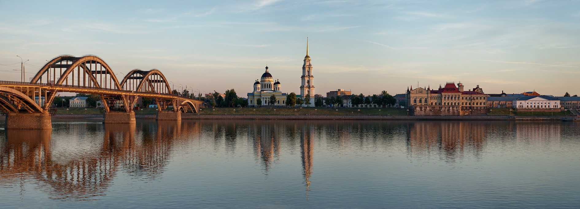 фото "Вечерний Рыбинск..." метки: архитектура, путешествия, панорама, 