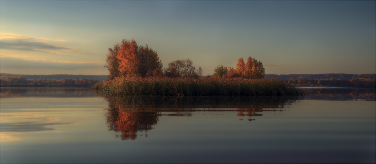 фото "Островок." метки: пейзаж, облака, осень