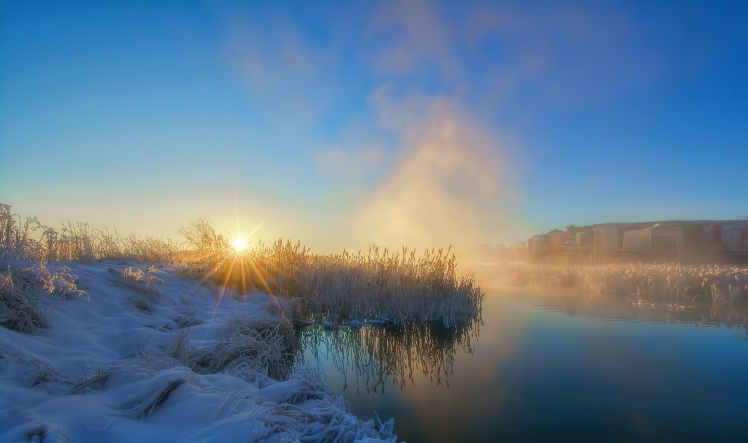 фото "Утренние лучи" метки: пейзаж, 