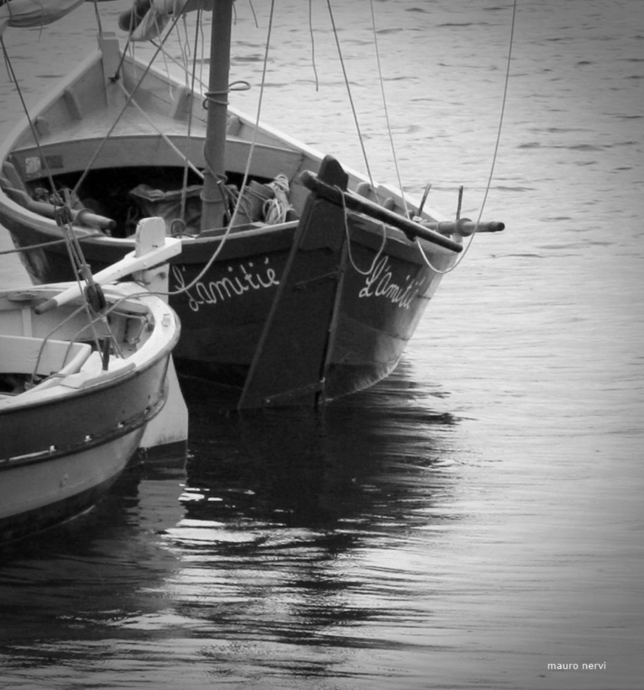 photo "boats" tags: black&white, 