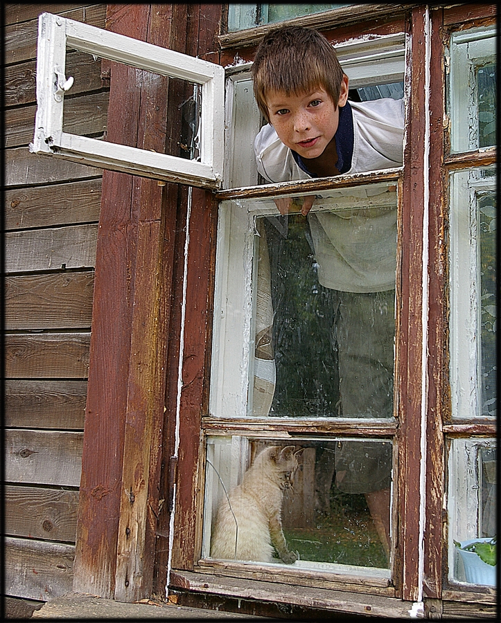 фото "Одни дома" метки: портрет, 