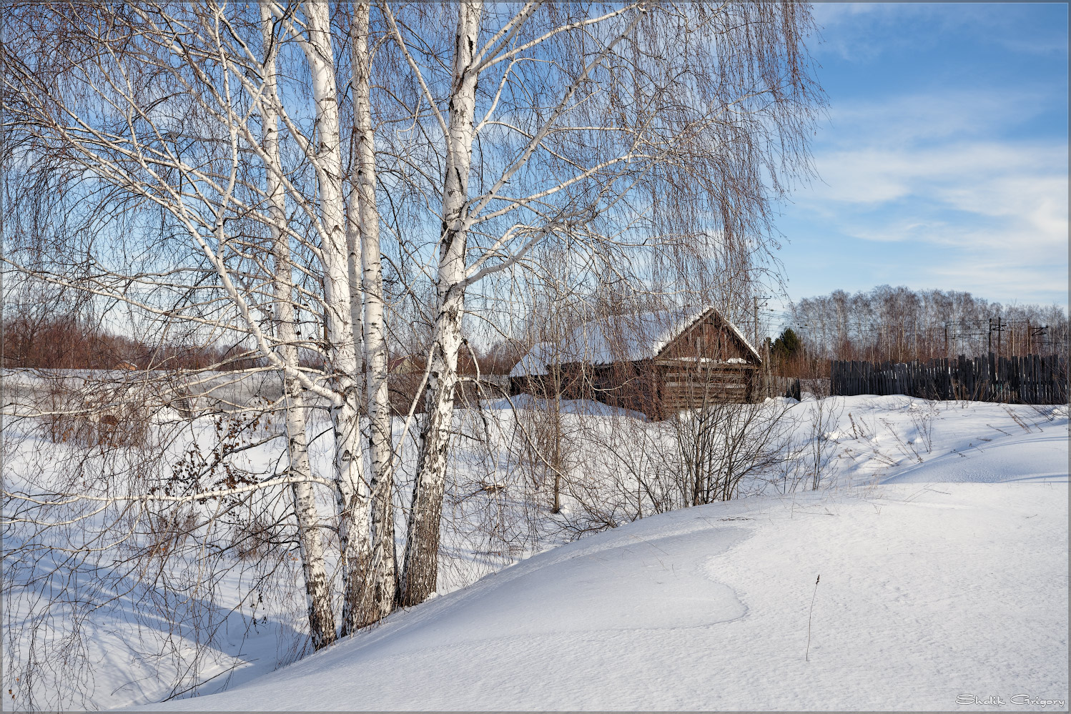 photo "***" tags: , morning, snow, spring