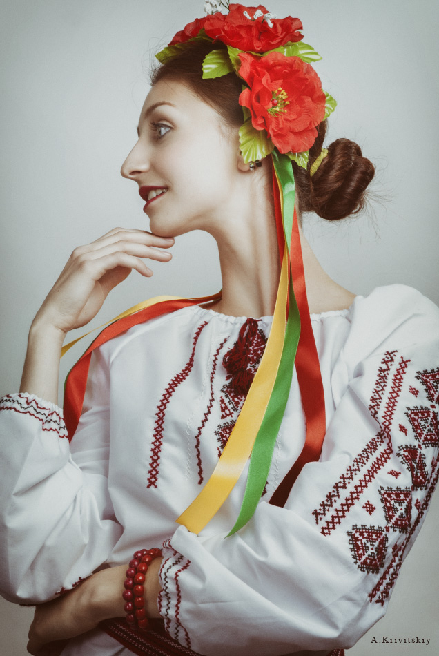 фото "Portrait. Ukrainian folk type. Studio A. Krivitsky." метки: портрет, кривицкий, фотоактриса, фотомодель, фототеатр