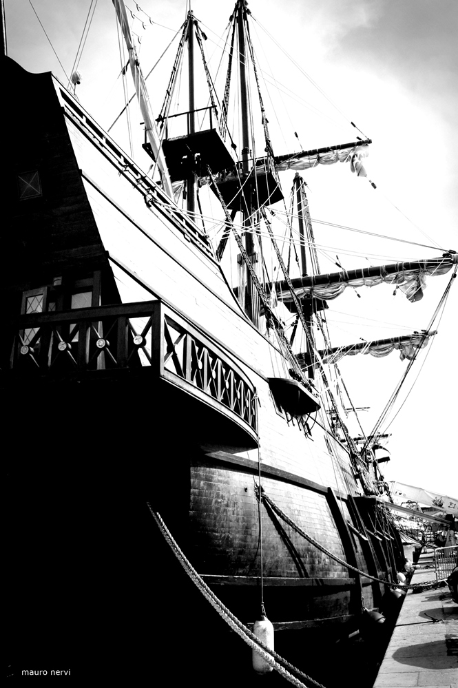 фото "sailing ship" метки: черно-белые, 
