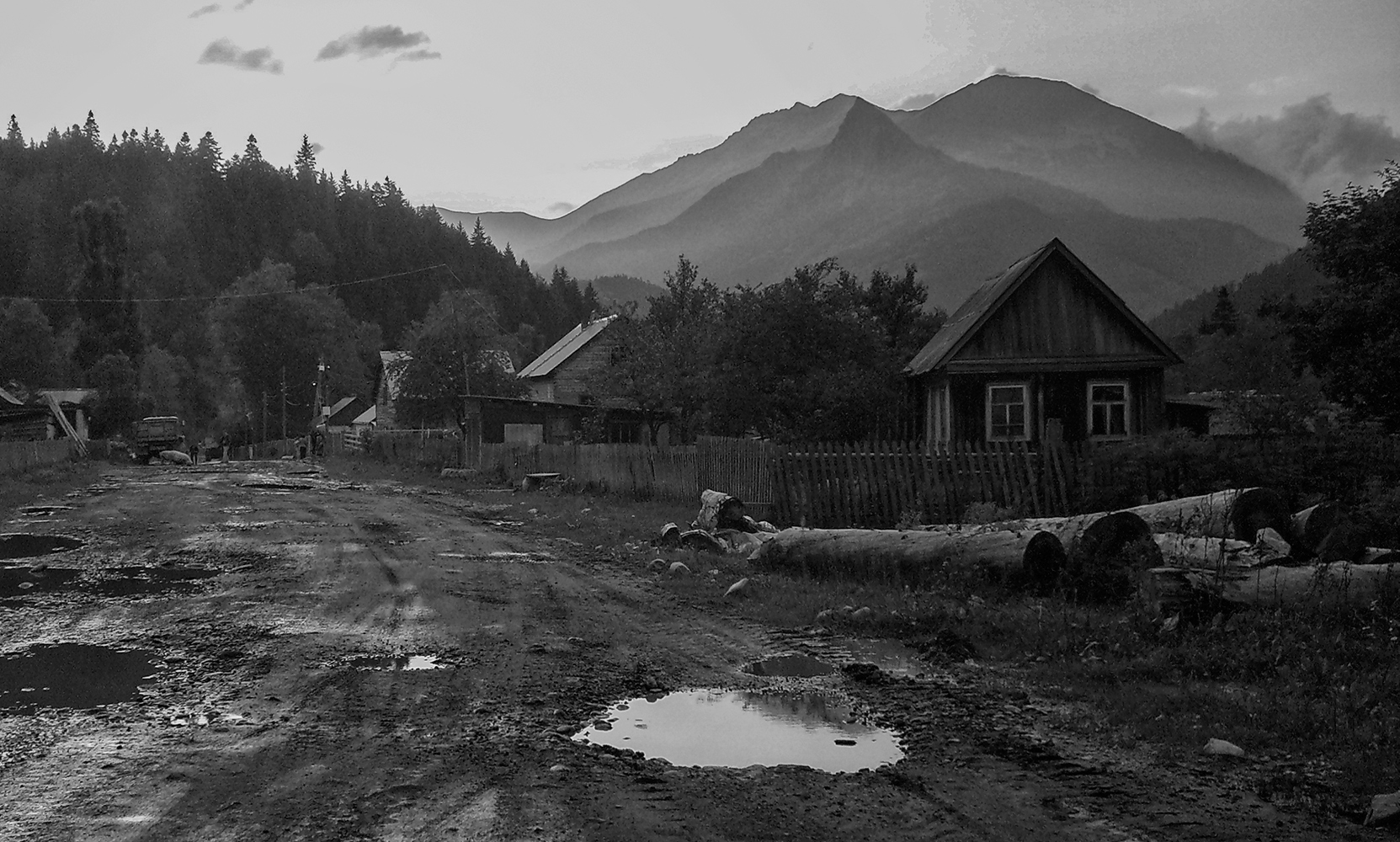 фото "Про жизнь в горах" метки: черно-белые, 