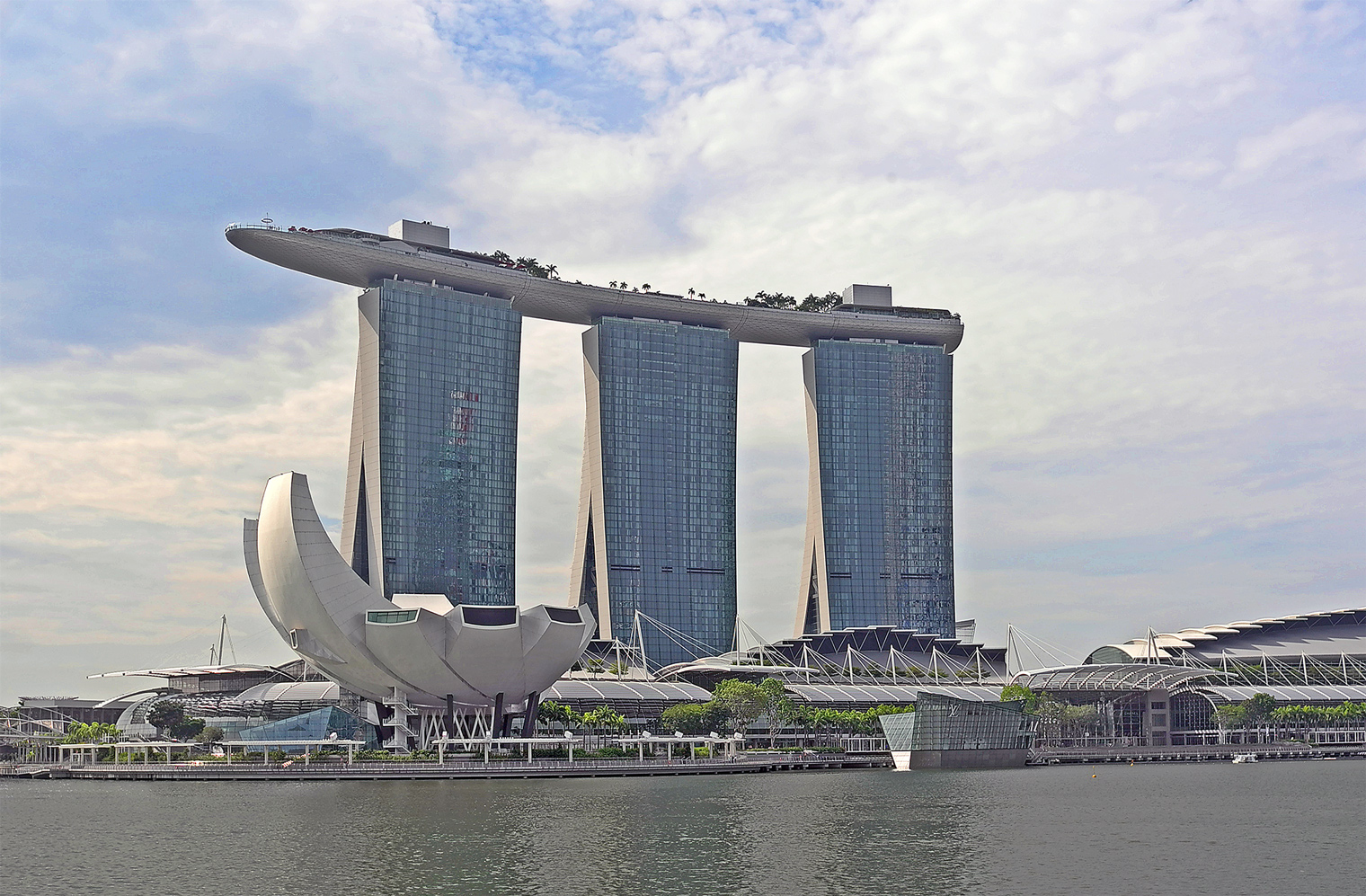 фото "Marina Bay Sands  Hotel" метки: архитектура, пейзаж, путешествия, 