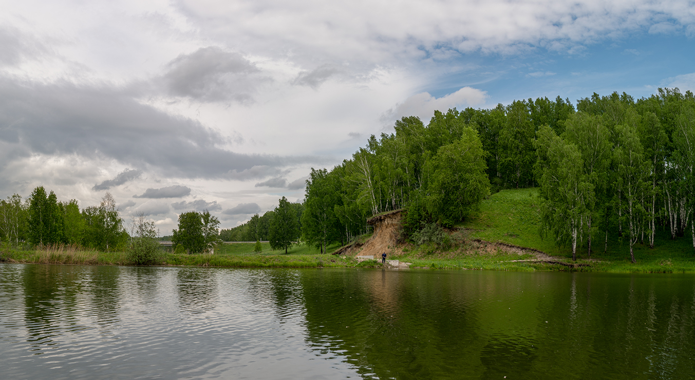 photo "***" tags: landscape, clouds, forest, lake, деревья