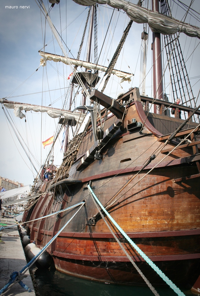 photo "sailing ship Andalucia" tags: travel, 