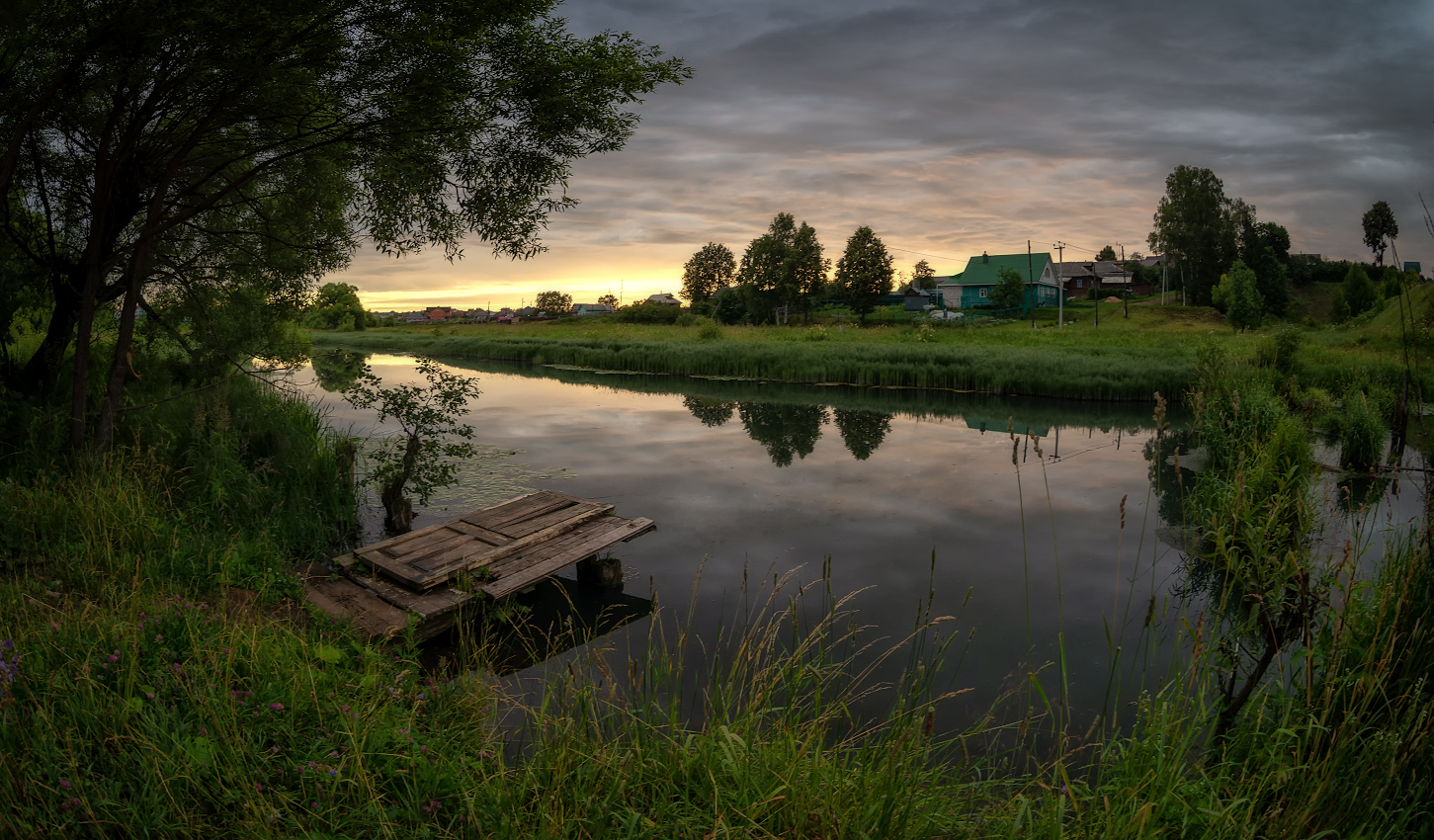 фото "рассвет на речке" метки: природа, пейзаж, 