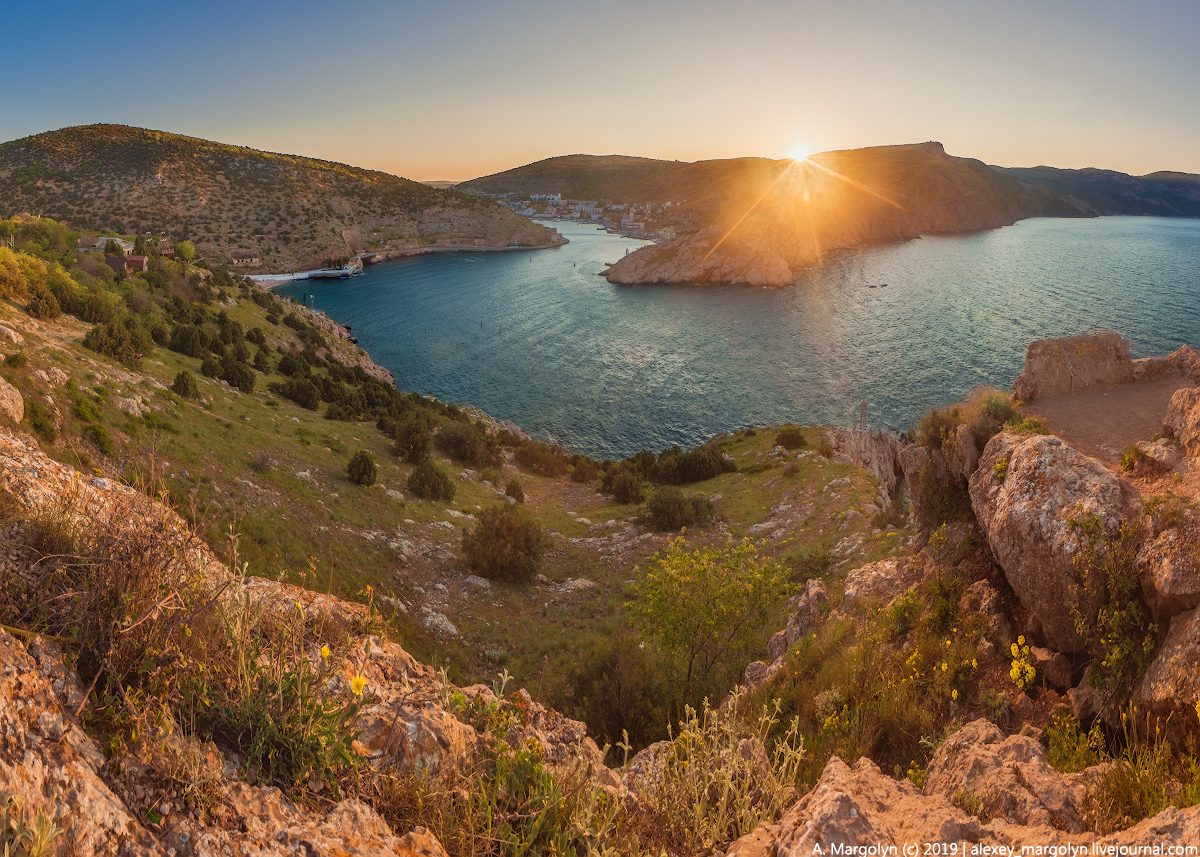 photo "***" tags: landscape, Crimea, mountains, sea, Балаклава, Восход, Чёрное