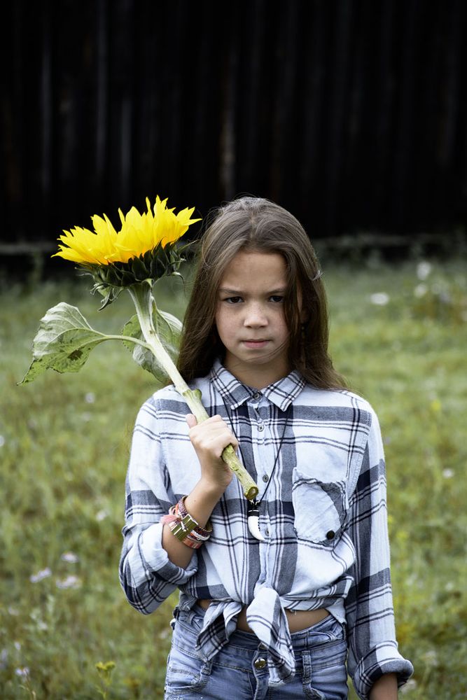 photo "***" tags: portrait, sunflower, девочка, подросток