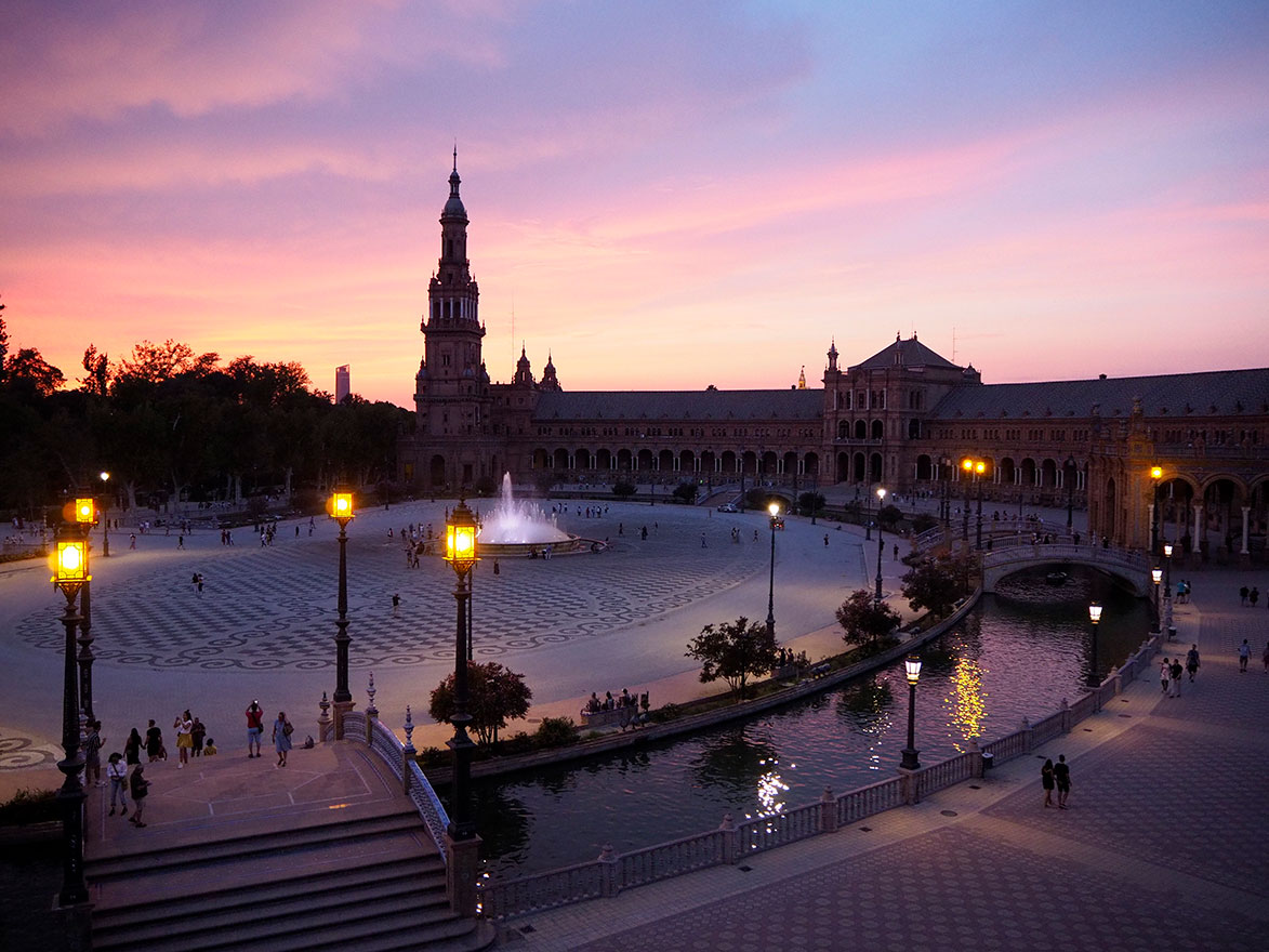 фото "Sunset in Seville" метки: архитектура, Seville