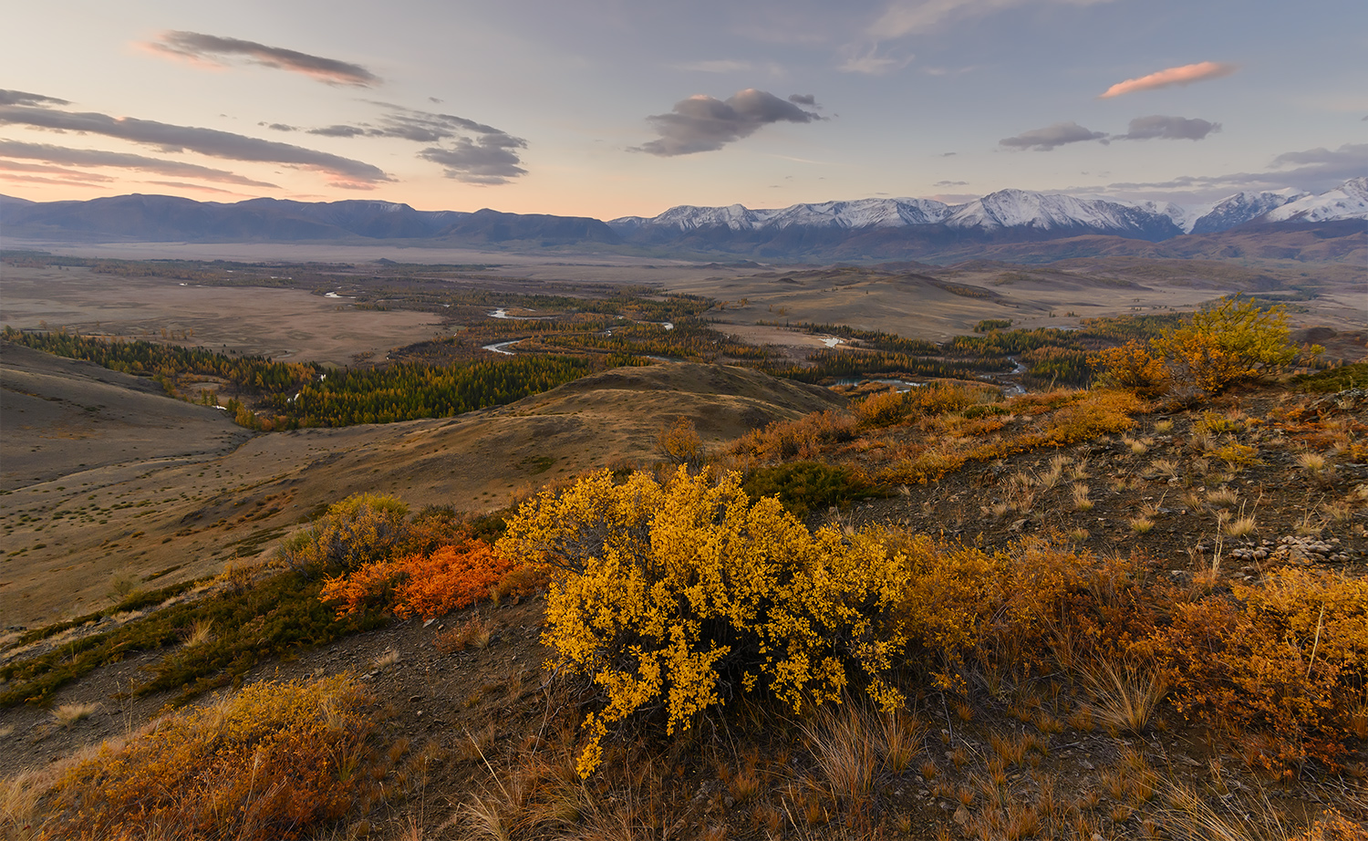 фото "Утро в осеннем Курае..." метки: пейзаж, 