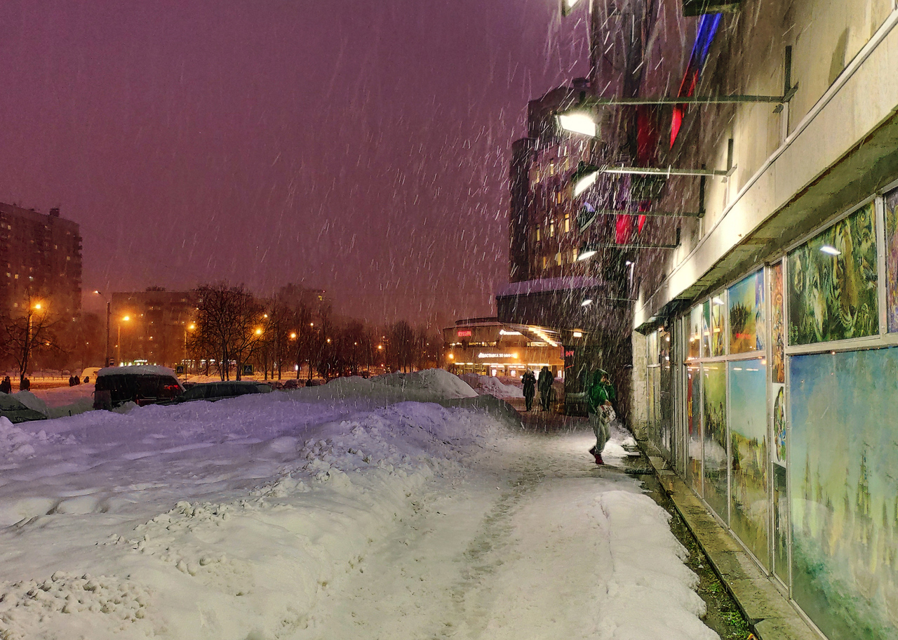 photo "***" tags: city, evening, winter, Мобилкография, Петербург, конкурс