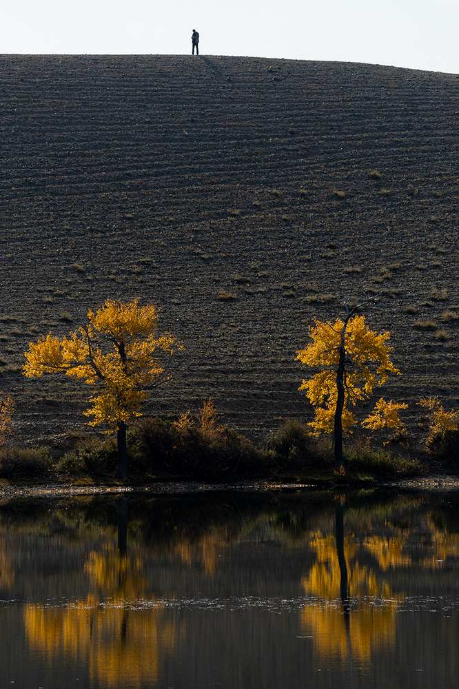 photo "***" tags: landscape, nature, autumn, lake, minolta 70-210, Алтай, Красногорское, отражение