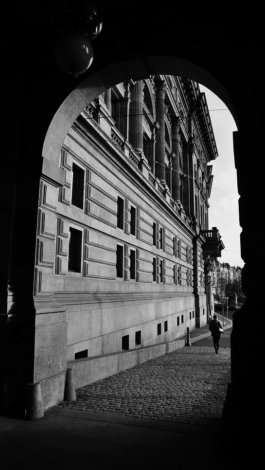 photo "Вид с аркады-2" tags: black&white, Prag, Prague, Praha