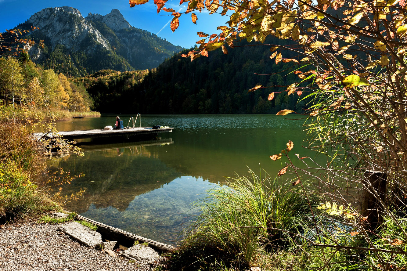 фото "На берегу Schwanensee (Германия, Бавария)" метки: путешествия, 