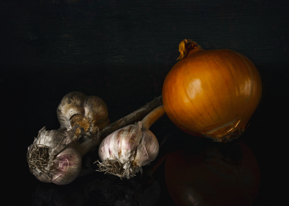 photo "Vegetables" tags: still life, Чеснок, лук, овощи