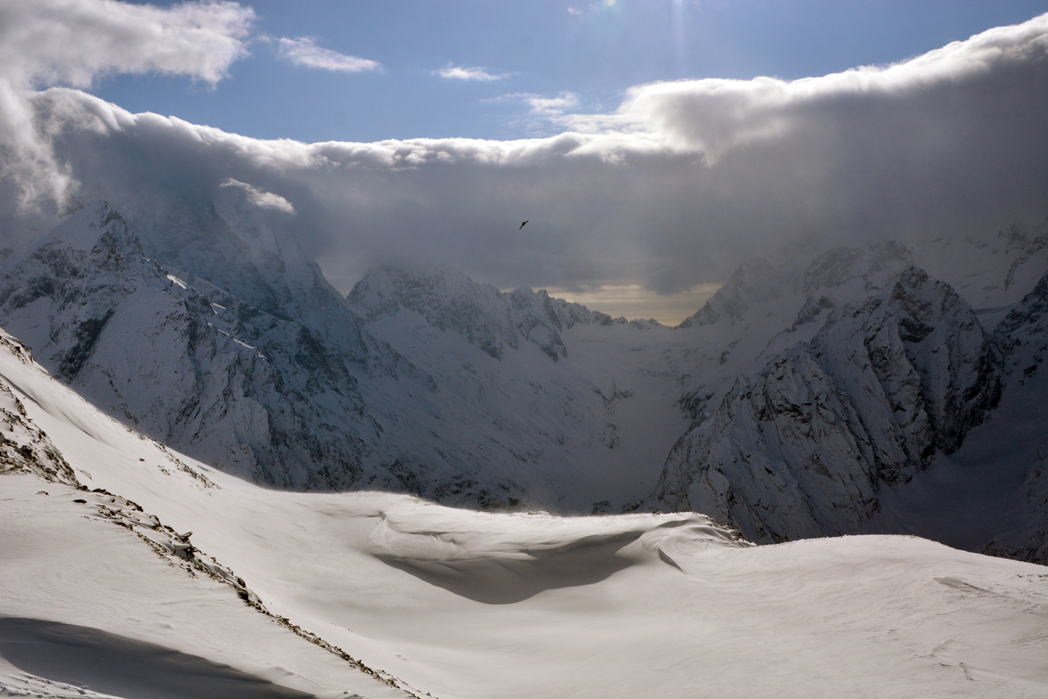 photo "***" tags: landscape, mountains, winter, Домбай, Кавказ