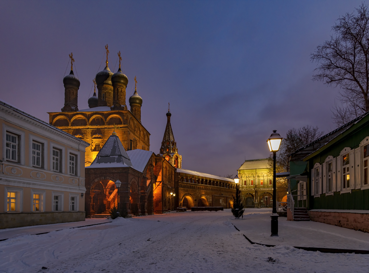 фото "Островок старины" метки: город, архитектура, Москва, вечер